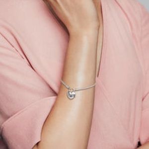 Pandora Jewelry - Pandora HEART PADLOCK BRACELET STERLING SILVER Pandora Jewelry - Pandora HEART PADLOCK BRACELET STERLING SILVER